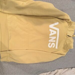 Pale yellow vans sweater small
